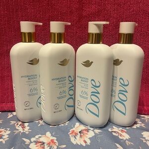 4 Dove Hydration Boost Body Wash